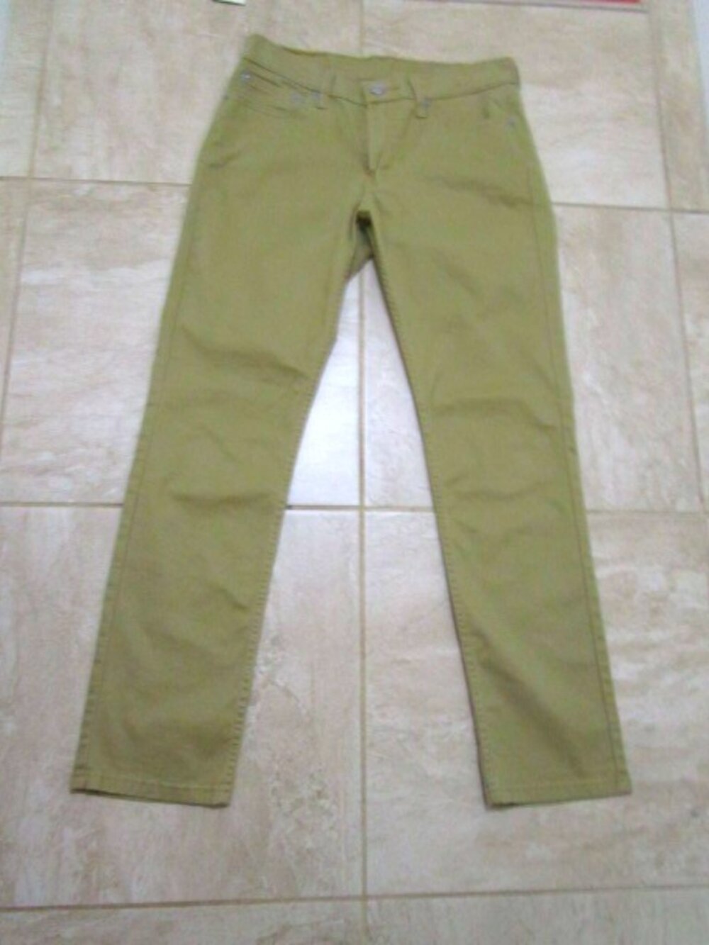 Levis 511 32x32 Khaki Stretch Skinny.